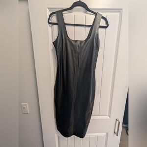 Commando Black Faux Leather Dress